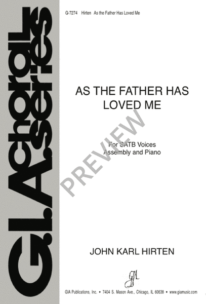 As the Father Has Loved Me image number null
