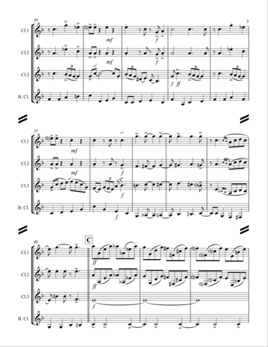 A String Of Pearls Woodwind Ensemble scores gallery preview page 4