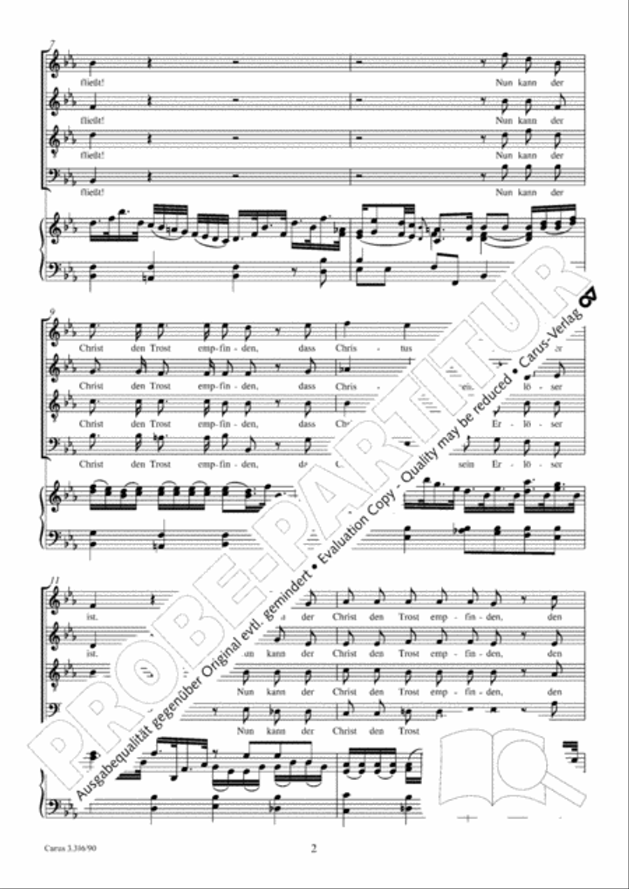 Hier hangt das Opfer fur die Sunden 4-Part scores gallery preview page 3