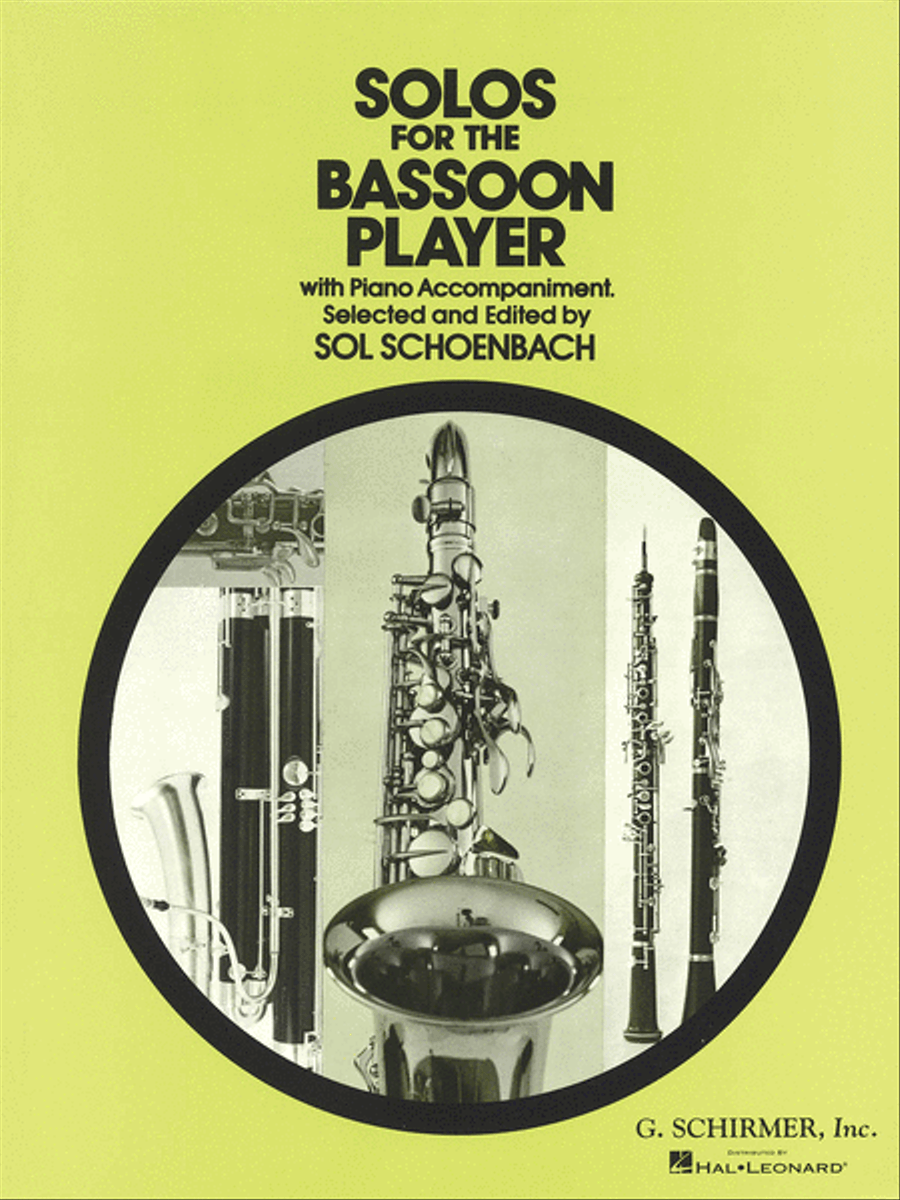 Solos for the Bassoon Player Bassoon Solo scores gallery preview page 1