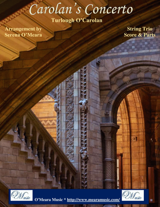 Book cover for Carolan’s Concerto for String Trio