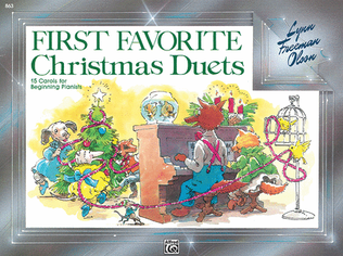 Book cover for First Favorite Christmas Duets