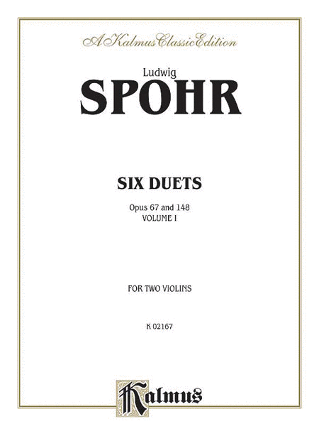 Six Duets For Two Violins, Volume I - Opus 67 and 148
