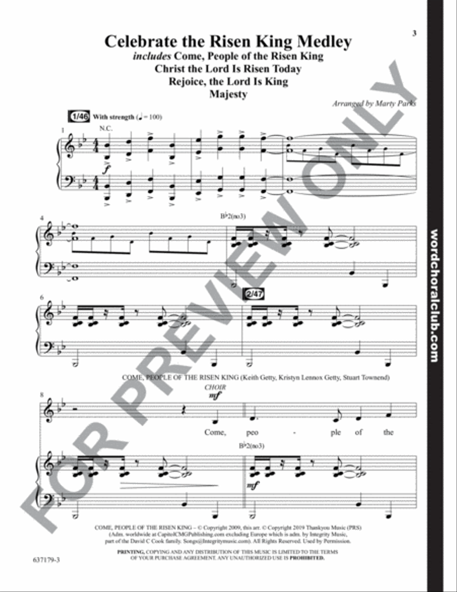 Jesus...Messiah, Redeemer, King - Choral Book Unison Choir scores gallery preview page 4