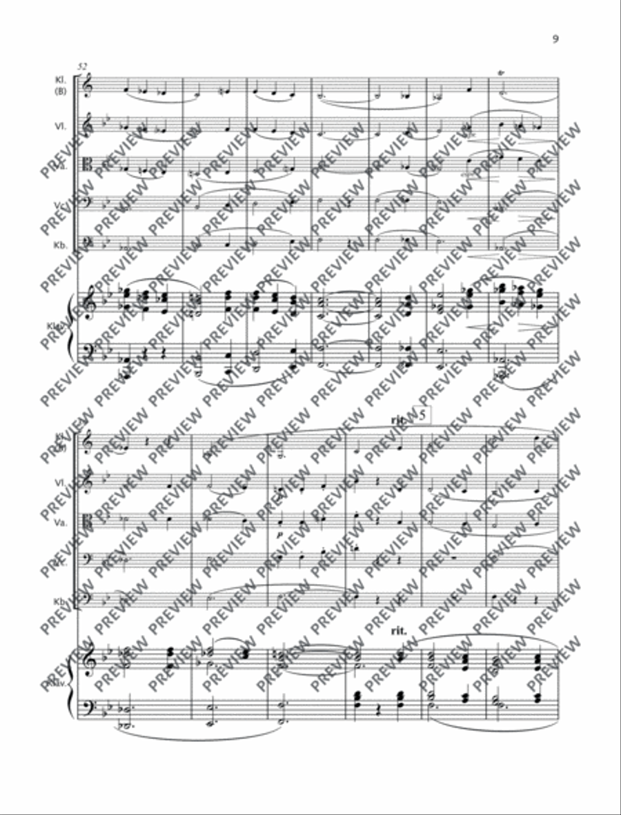 Sextett Sextett Clarinet scores gallery preview page 10