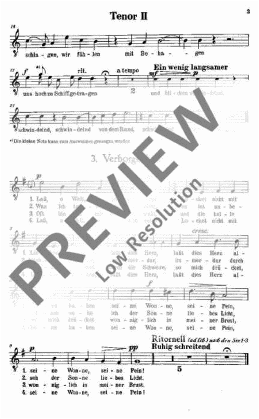 Mörike-Zyklus Mörike-Zyklus TTBB scores gallery preview page 4