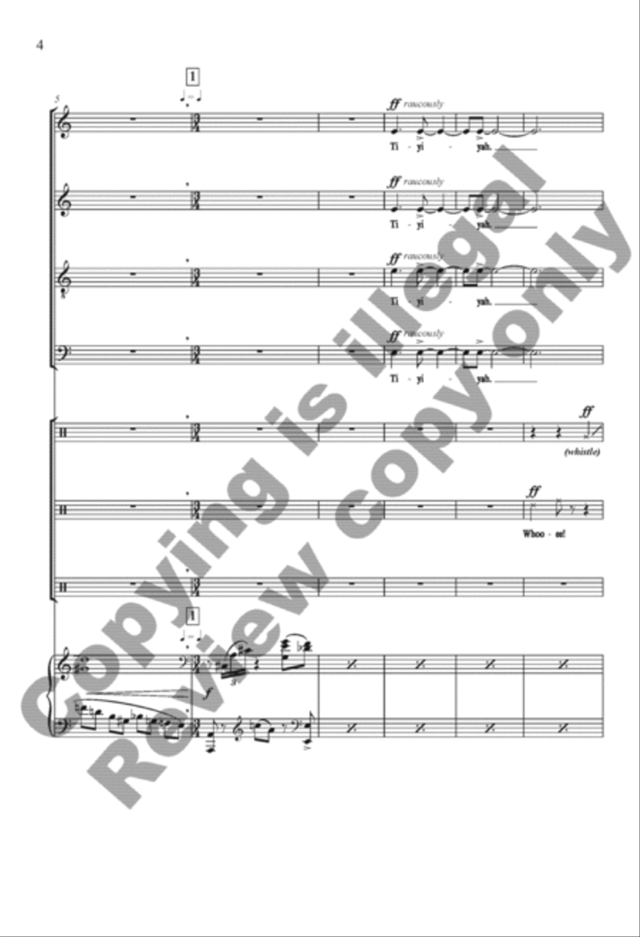 The Settling Years 4-Part scores gallery preview page 4