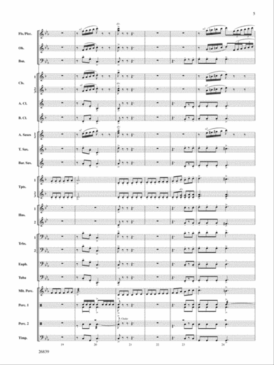 Flourish for Winds: Score Concert Band scores gallery preview page 5