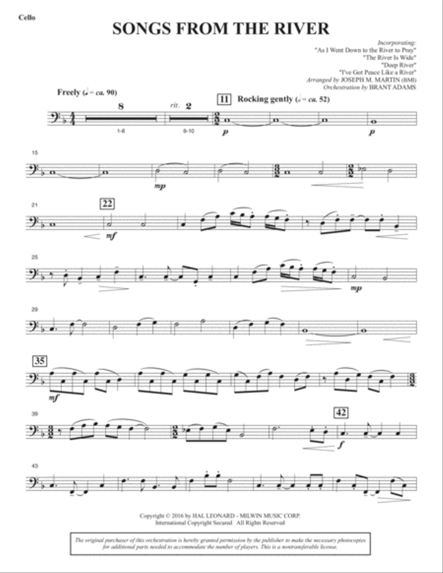 Sacred Places - Cello Choir scores gallery preview page 2