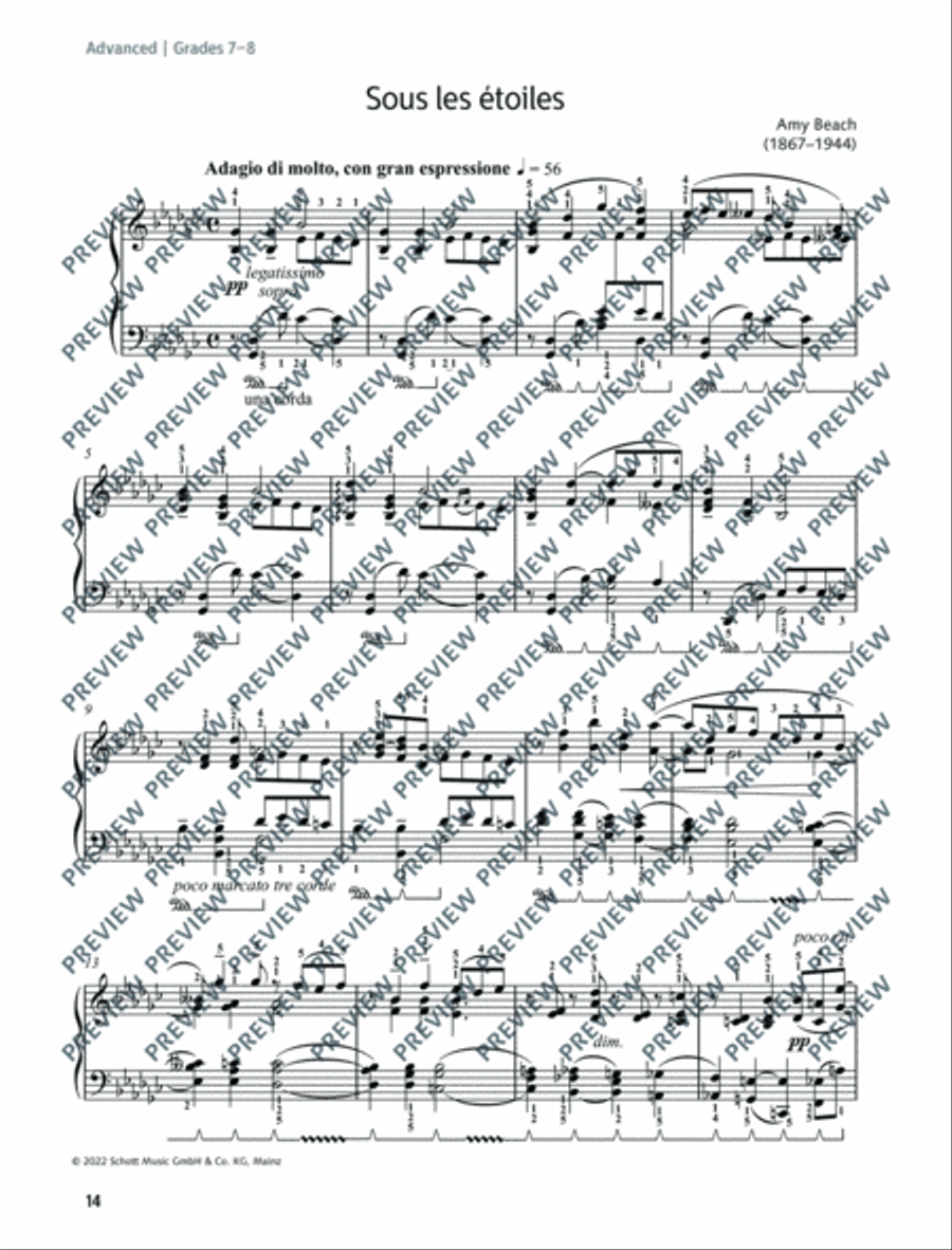 Women Composers Piano Solo scores gallery preview page 15