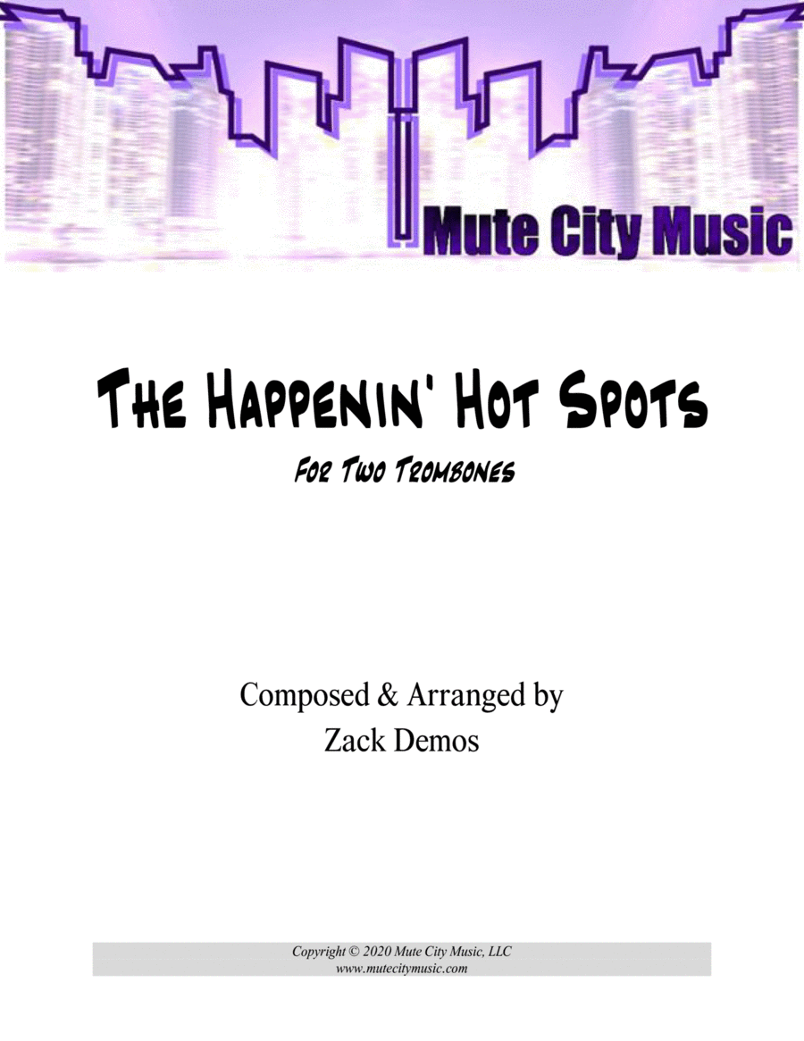 The Happenin' Hot Spots The Happenin' Hot Spots Trombone Duet scores gallery preview page 1