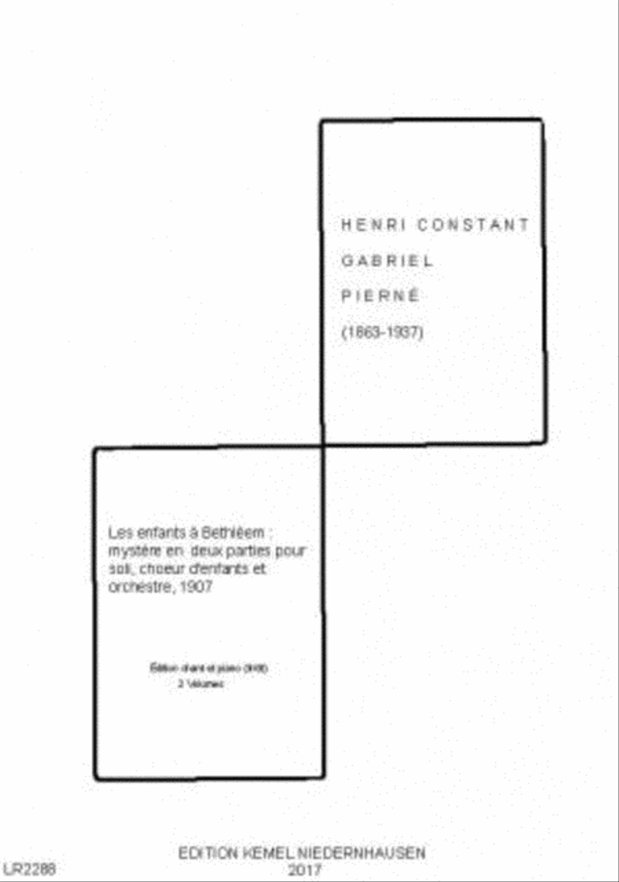 Les enfants a Bethleem Choir scores gallery preview page 1