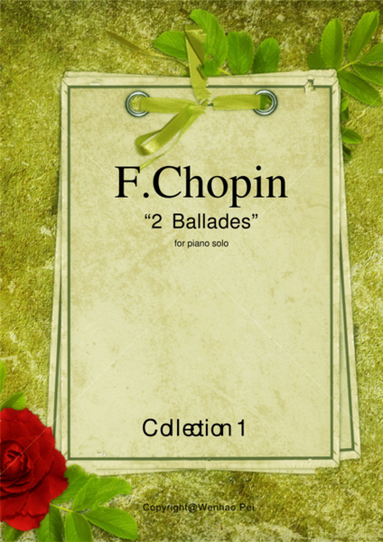 Ballades Op.23 and Op.38 (collection 1)  piano solo