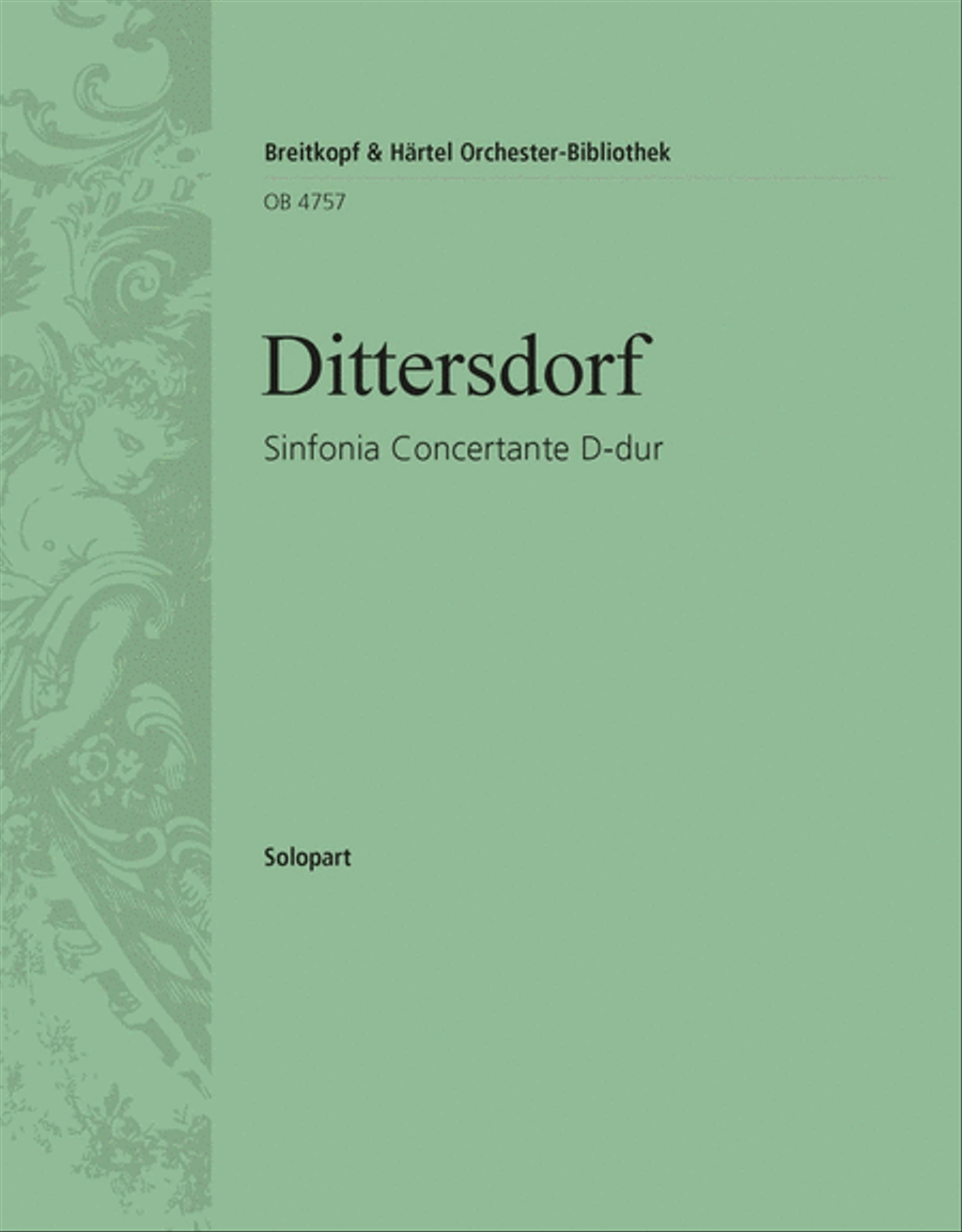Sinfonia Concertante in D major Orchestra scores gallery preview page 1