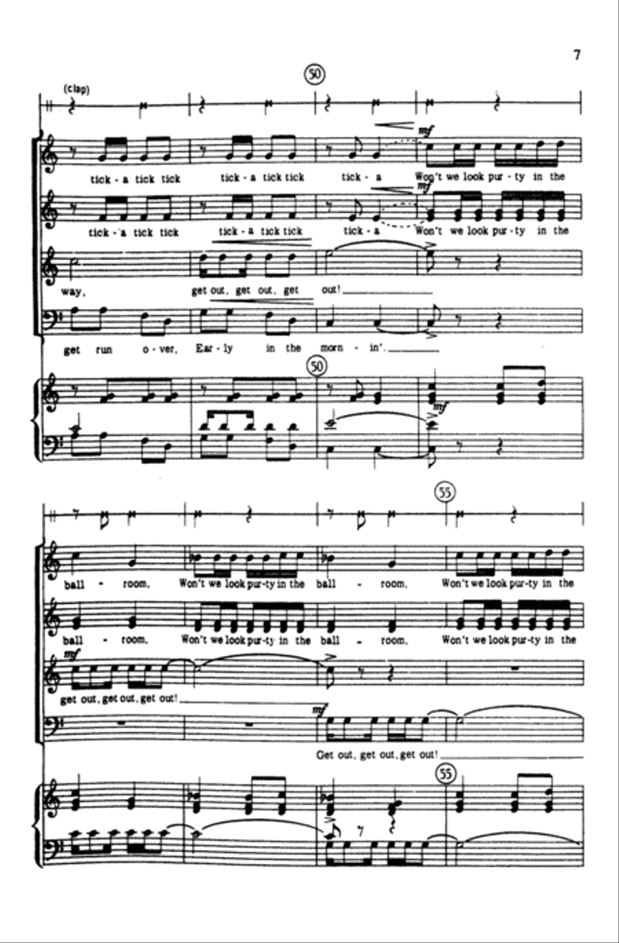 Goin' to Boston (American Folk Song) Choir scores gallery preview page 5