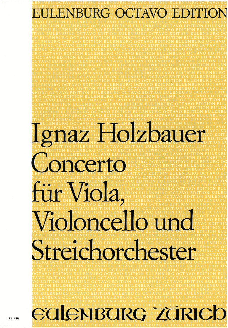 Concerto for viola and cello Viola Solo scores gallery preview page 1