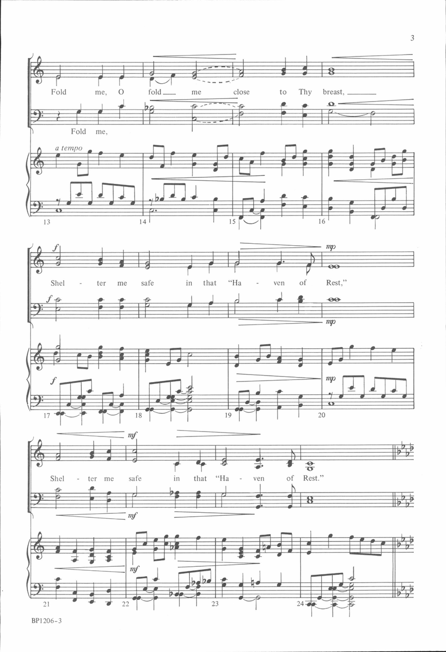 Nearer, Still Nearer - Larson 4-Part scores gallery preview page 3