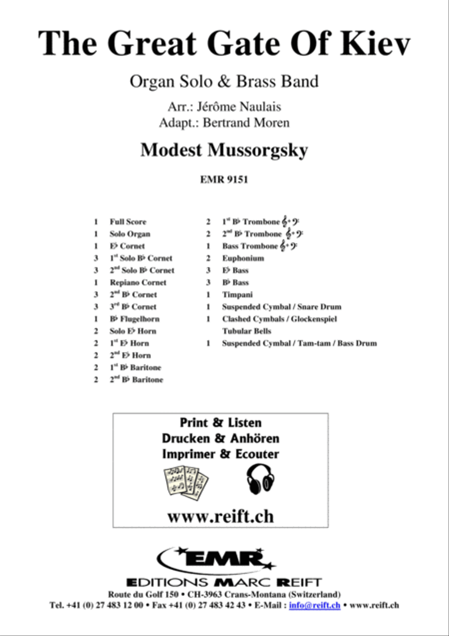The Great Gate Of Kiev Brass Band scores gallery preview page 2