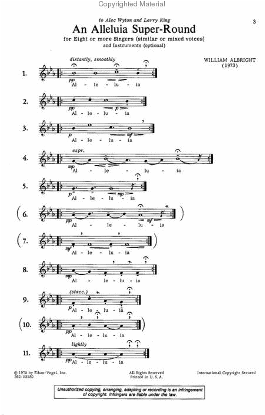 An Alleluia Super-Round An Alleluia Super-Round Choir scores gallery preview page 2