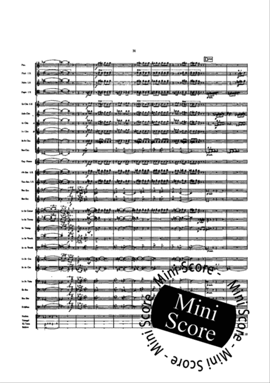 Symphonie pour Orchestre d'Harmonie Concert Band scores gallery preview page 37