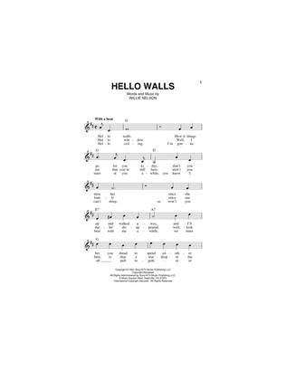 Book cover for Hello Walls