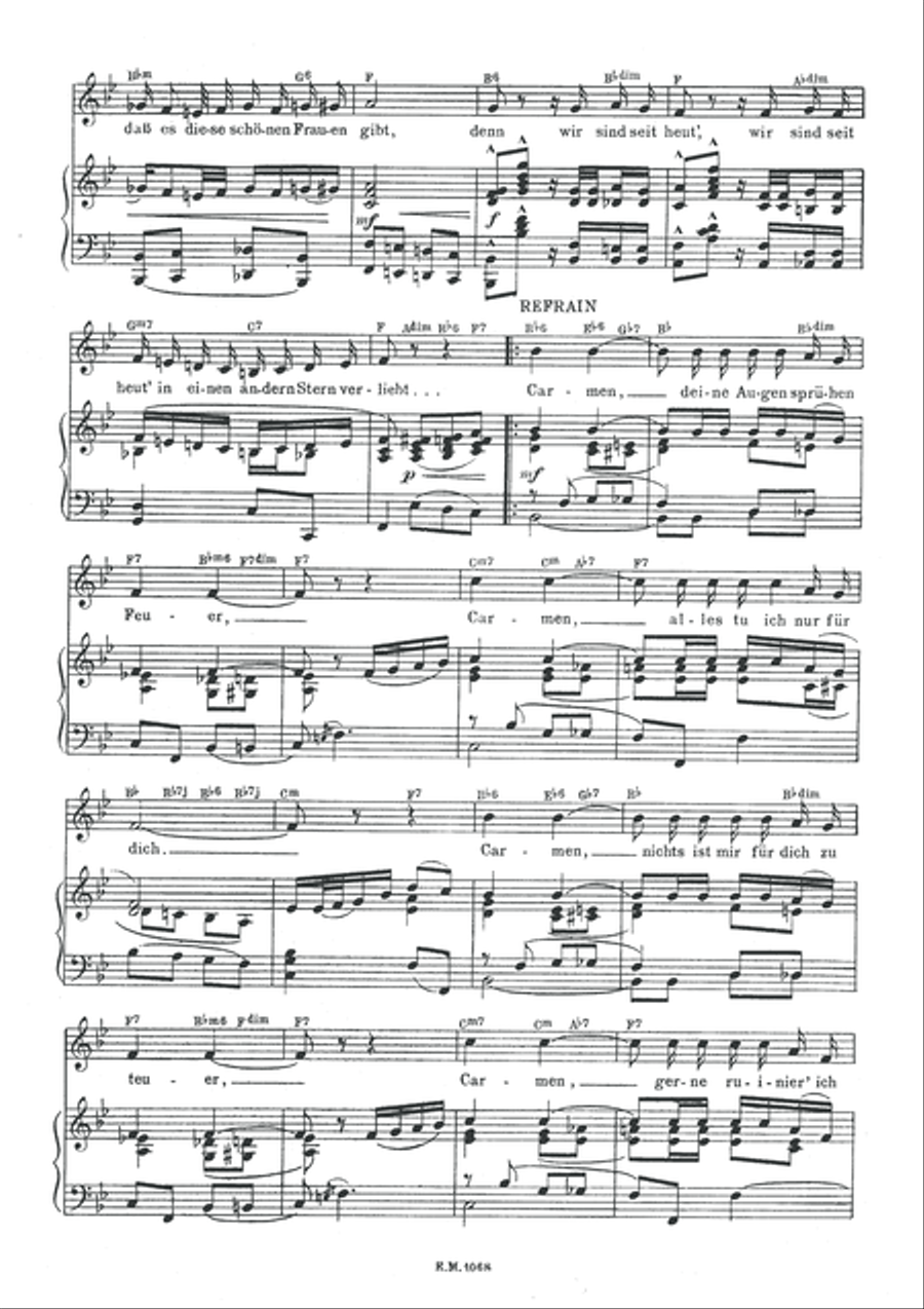 Carmen Carmen Piano, Vocal scores gallery preview page 3