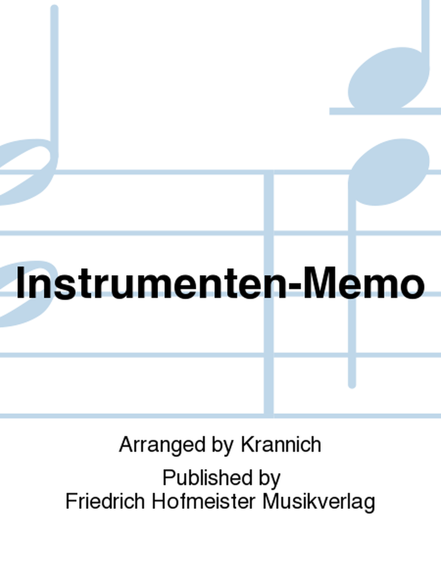 Instrumenten-Memo