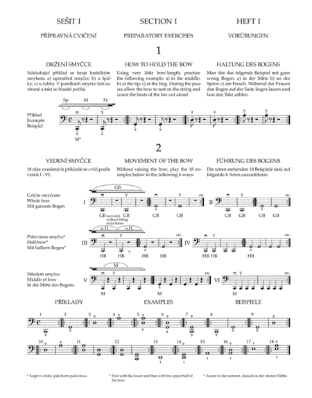 School of Bowing Technique for Violoncello, op. 2