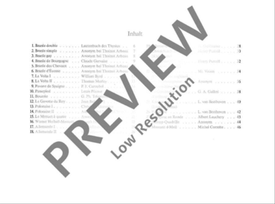 Historische Tänze Piano scores gallery preview page 6