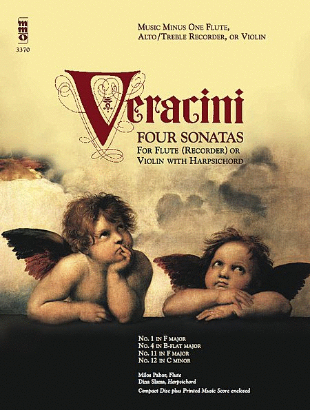 VERACINI Four Sonatas for Flute, Alto/Treble Recorder or Violin with Harpsichord