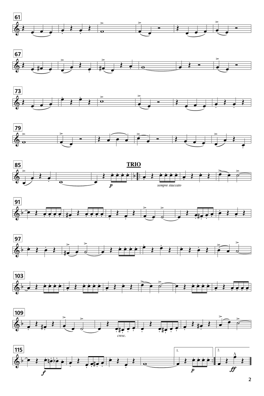 Colonel Bogey Concert Band scores gallery preview page 5