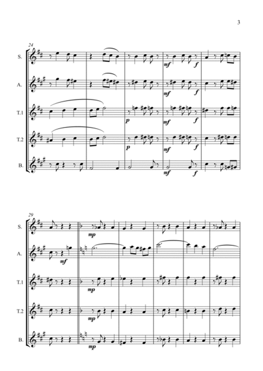 The Waltzer - Saxophone Quintet (SATTB) image number null