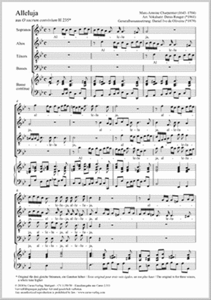Alleluja 4-Part scores gallery preview page 1
