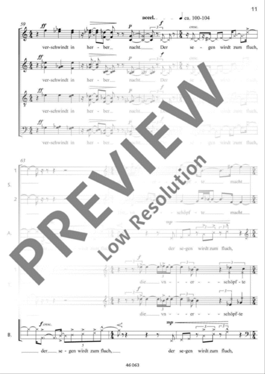 Karfreitags-Sonett Karfreitags-Sonett 4-Part scores gallery preview page 12