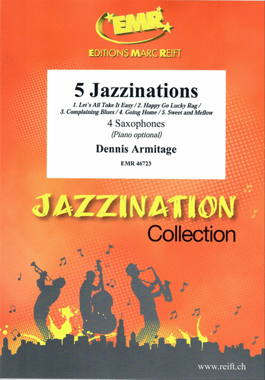 5 Jazzinations Saxophone scores gallery preview page 1