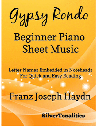 Book cover for Gypsy Rondo Beginner Piano Sheet Music