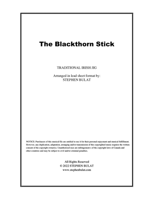 Book cover for The Blackthorn Stick (Irish Traditional) - Lead sheet in original key of G