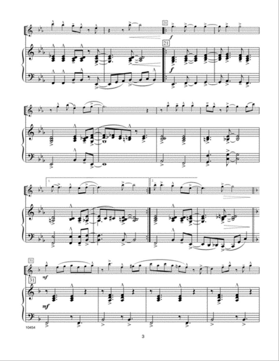 Christmas Lites (10 Carols Arranged In A Jazz Style) Flute Solo scores gallery preview page 3