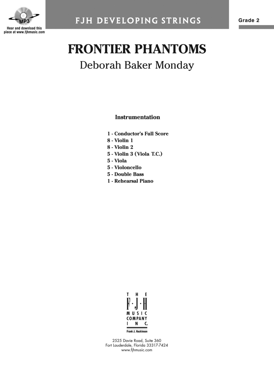 Frontier Phantoms: Score String Orchestra scores gallery preview page 1
