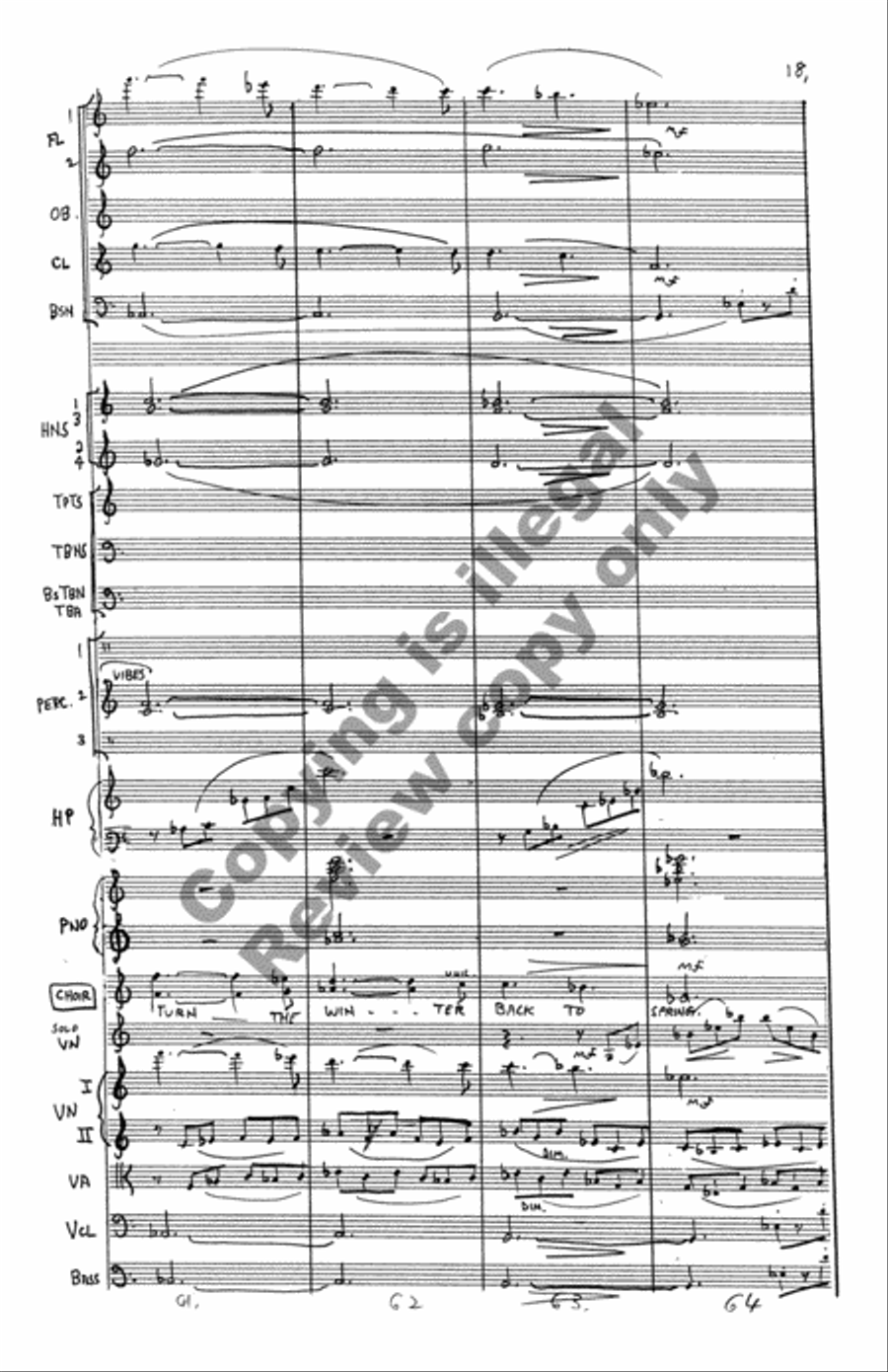 Creator Spirit, Heavenly Dove 4-Part scores gallery preview page 20