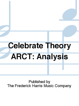 Book cover for Celebrate Theory ARCT: Analysis