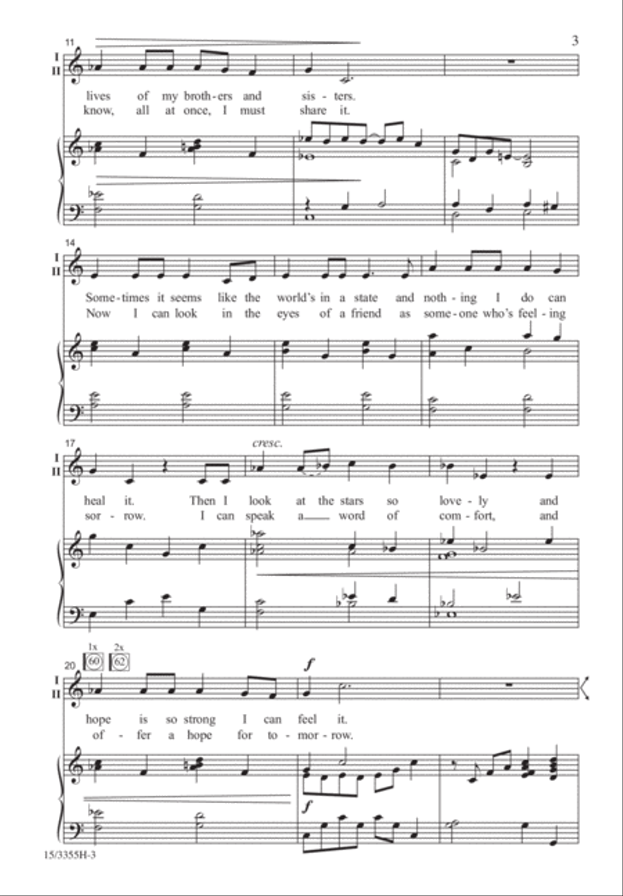 Ripple of Kindness 2-Part scores gallery preview page 3