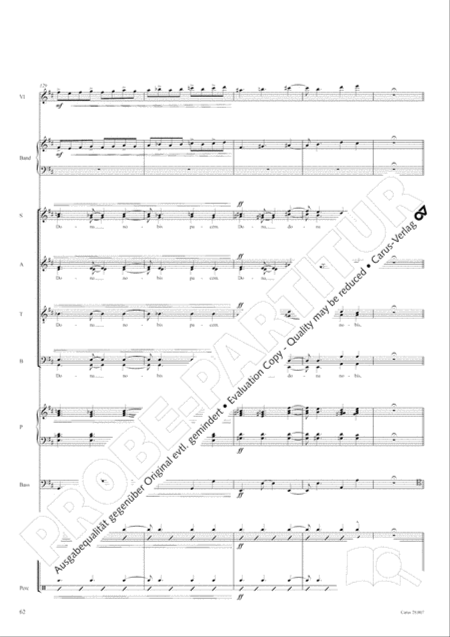 Missa latina 4-Part scores gallery preview page 63