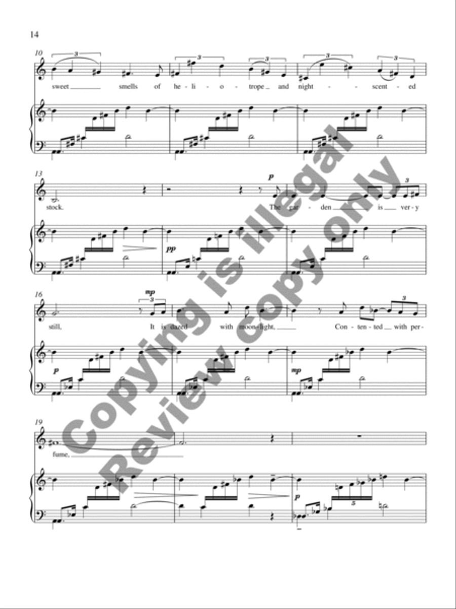 Collected Songs for Soprano and Piano Soprano Voice scores gallery preview page 29