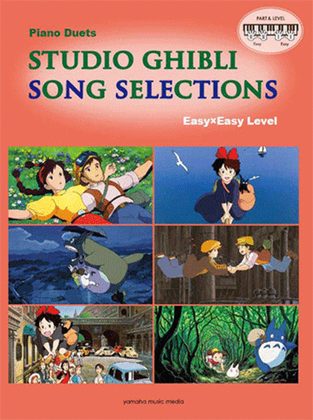 Book cover for Studio Ghibli Song Selections for Piano Duet Easy x Easy/English Version