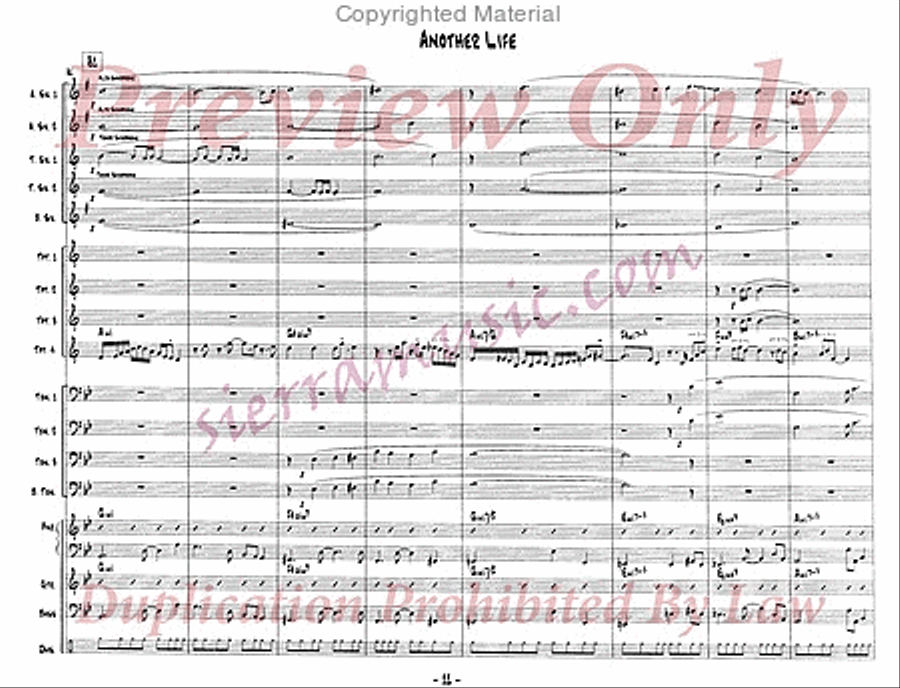 Another Life Big Band scores gallery preview page 12