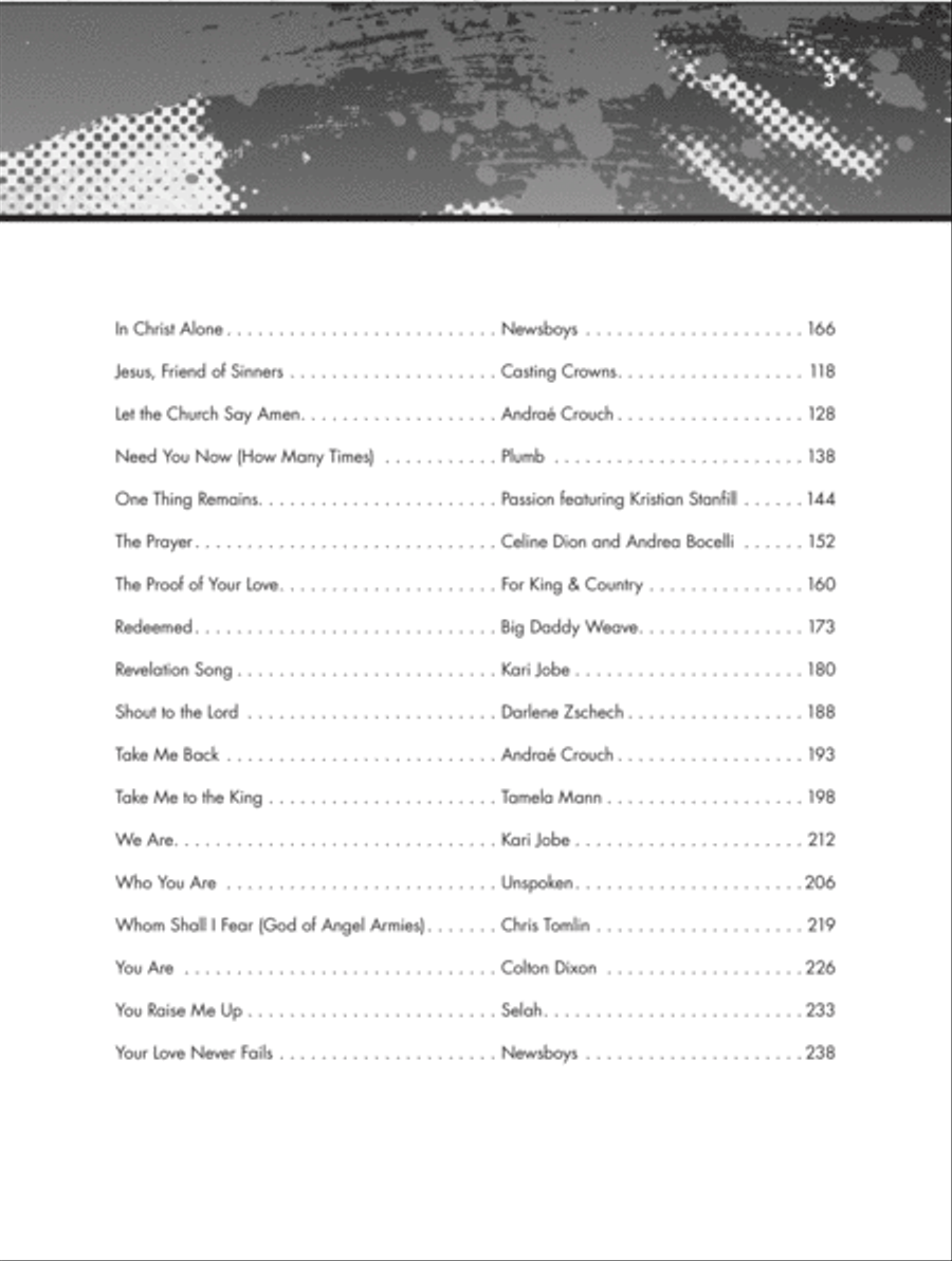 The Giant Book of Christian Sheet Music Piano, Vocal, Guitar scores gallery preview page 3