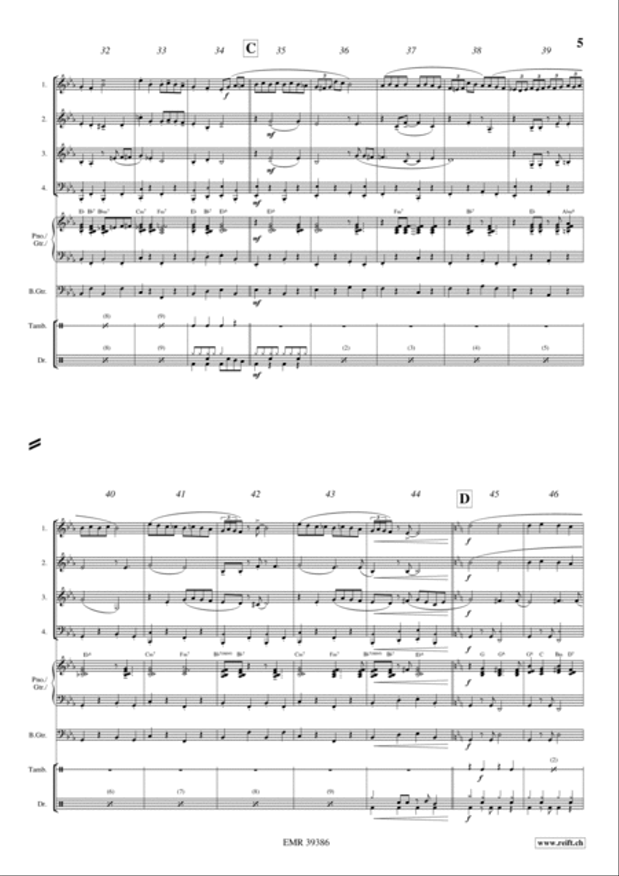 Let's Be Merry Let's Be Merry Woodwind Quartet scores gallery preview page 4