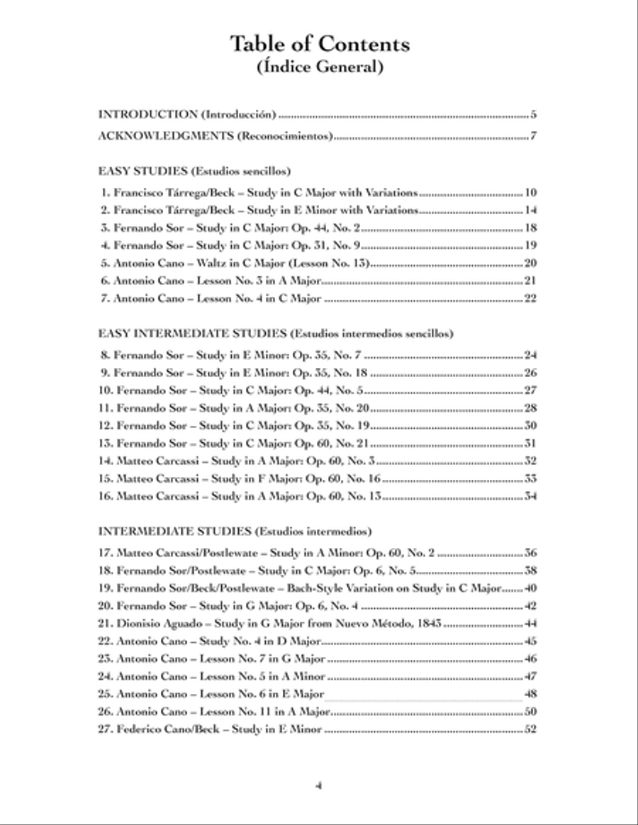 Anthology of 19th Century Studies Acoustic Guitar scores gallery preview page 5
