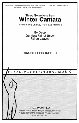 Book cover for Three Selections From Winter Cantata